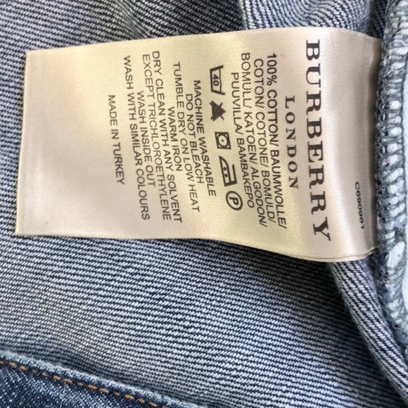 Burberry Dark Blue Four Button Fly Jeans Size 38x34 - Picture 11 of 13